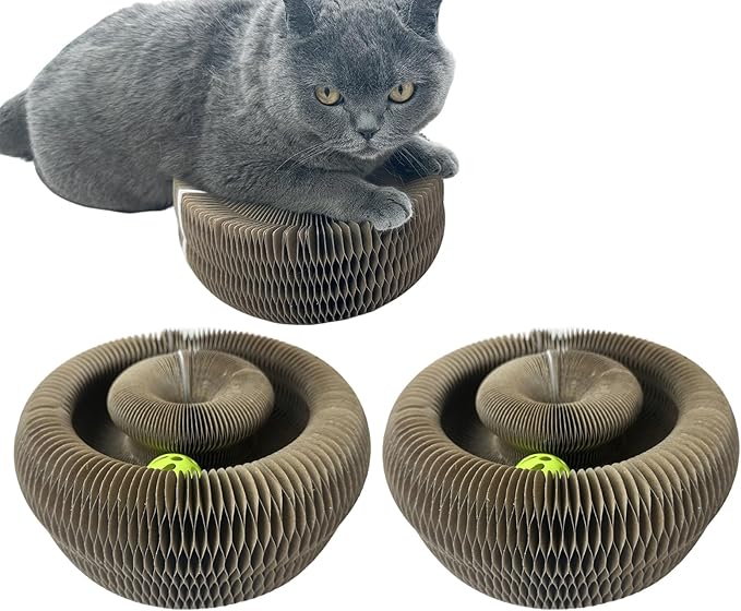 BLIWINPT Magic Accordion Cat Scratching Board