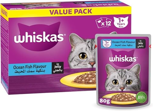 Whiskas Ocean Fish Wet Cat Food 80g Pouches
